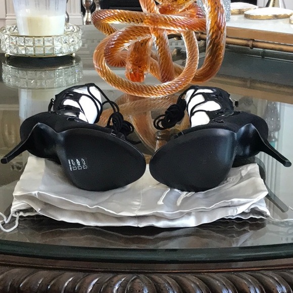 Giuseppe Zanotti lace up Suede gladiator heels - Picture 6 of 8